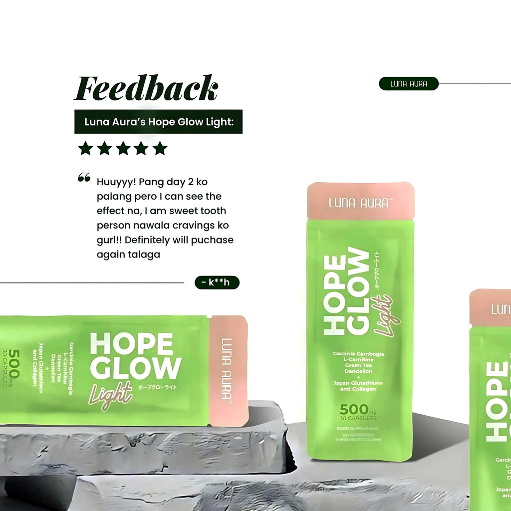 Luna Aura Hope Glow Light – 500mg (30 Capsules)