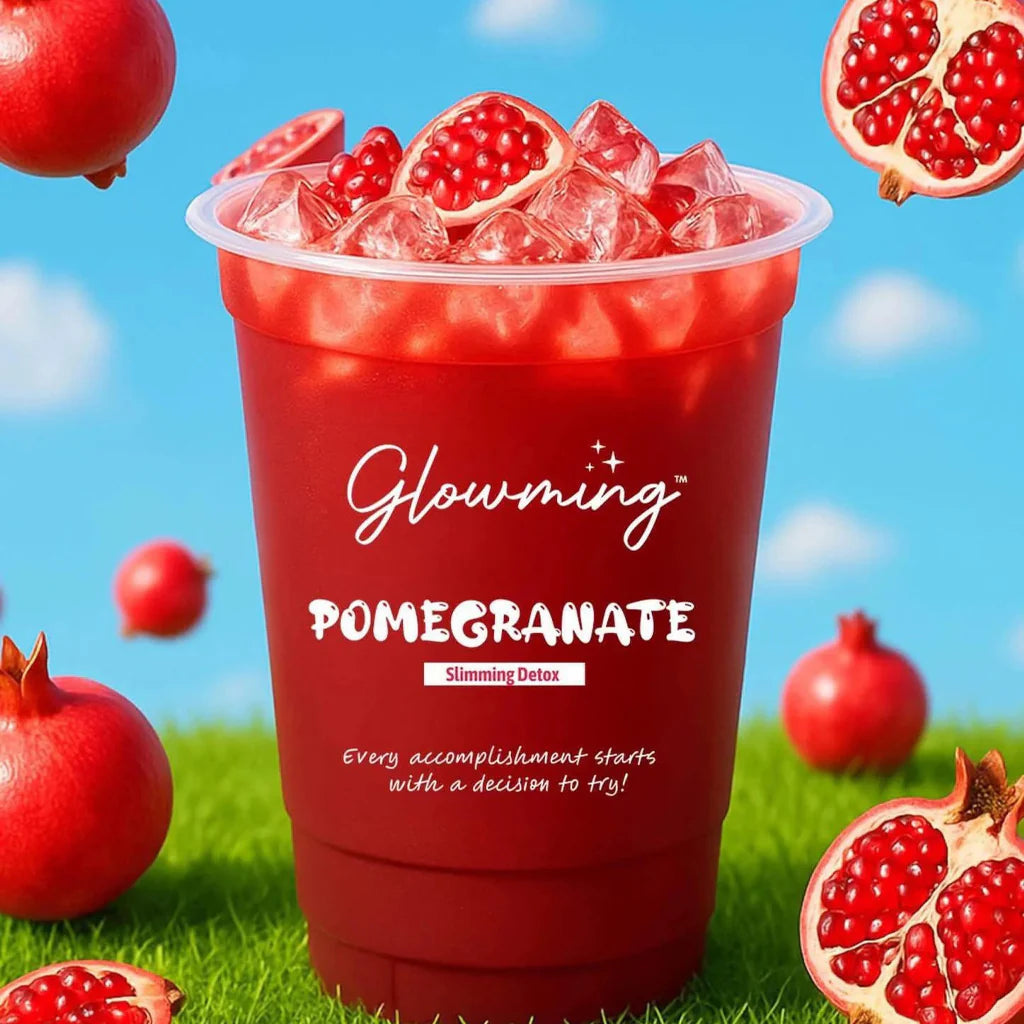 Glowming Pomegranate With Glutathione &amp; Collagen Powder Drink Mix – 20g x 10 Sachets