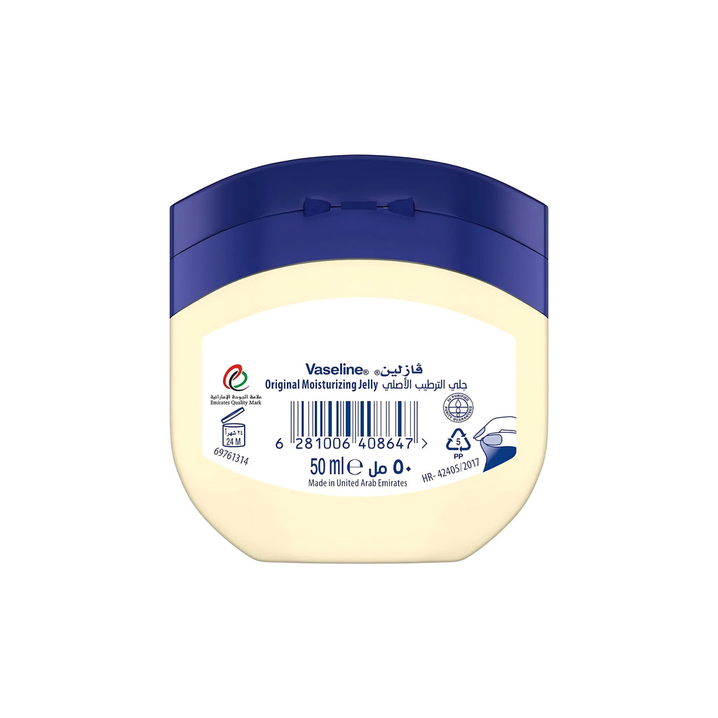 Vaseline Original Moisturizing Petroleum Jelly - 50ml