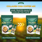 Fitgum Collagen Chia 11-in-1 Shape Coffee Mix – 12g x 10 Sachets