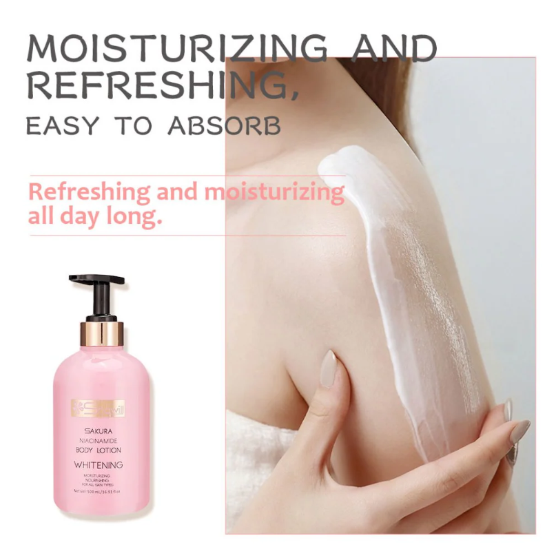 Shawill Sakura Niacinamide Whitening Body Lotion - 500ml