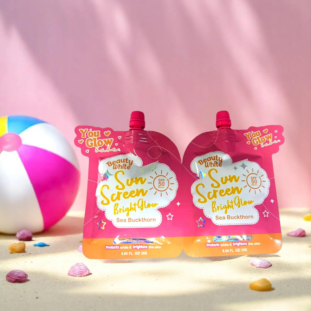 YOU GLOW BABE Beauty White Sunscreen Bright Glow – Twin Pack