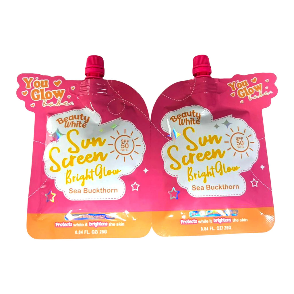 YOU GLOW BABE Beauty White Sunscreen Bright Glow – Twin Pack